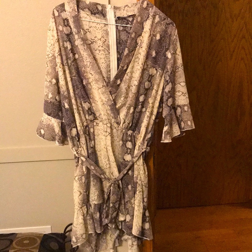 Print Romper from boohoo